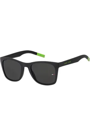 Tommy Hilfiger Tilbehør, Herre, Sort, ONE SIZE, Uld, Firkantede acetat solbriller