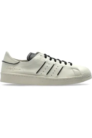 Y-3 Sko, Dame, Grå, 39 1/2 EU, Læder, Superstar Sneakers
