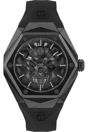 Philipp Plein Tilbehør, Herre, Sort, ONE SIZE, The $Kull Spikes Ur