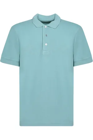 Tom Ford Top, Herre, Grøn, 2XL, Bomuld, Lyocell Piquet Polo
