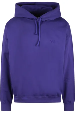 Y-3 Sweathshirts & Hoodies, Herre, Blå, S, Bomuld, Brushed Terry Hoodie
