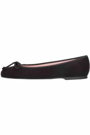 Pretty Ballerinas Sko, Dame, Sort, 37 EU, Suede, Low Cut Rosario Suede Ballerinaer