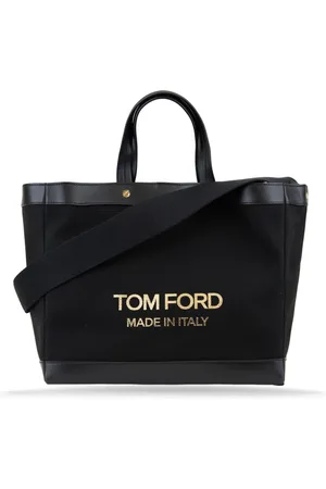 Tom Ford Taske, Dame, Sort, ONE SIZE, Uld, Skuldertaske med trykknap