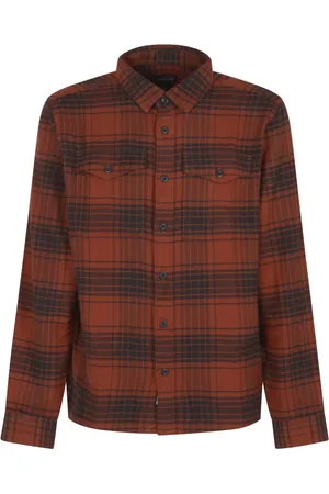 Patagonia Skjorte, Herre, Brun, S, Bomuld, Fjord Flannel Skjorte