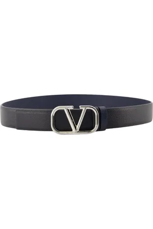 VALENTINO GARAVANI Tilbehør, Herre, Sort, 95 CM, Læder, Vendbar VLogo Bælte