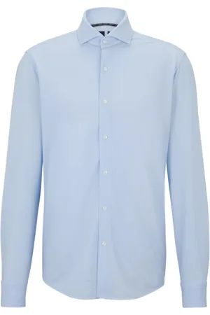 HUGO BOSS Skjorte, Herre, Blå, L, Formal Skjorte