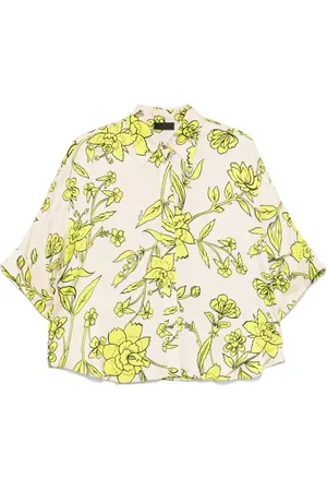 Liu Jo Bluser & Skjorter, Dame, Flerfarvet, XS, Sort Button-Up Skjorte med Korte Ærmer
