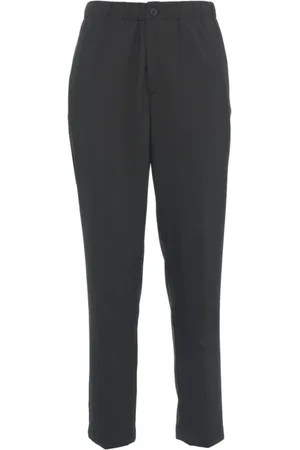 CRUNA Bukser, Herre, Sort, M, Sorte Slim Fit Bukser Burano Ss25