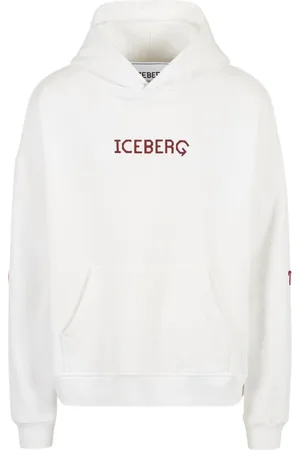Iceberg Sweathshirts & Hoodies, Herre, Hvid, M, Bomuld, Hvid Hættetrøje