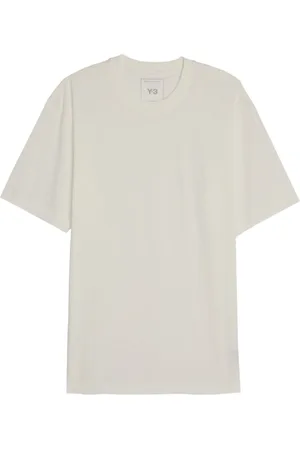 Y-3 Top, Herre, Hvid, S, Bomuld, Regular Kortærmet T-shirt