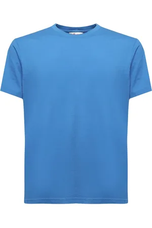 MC2 SAINT BARTH Top, Herre, Blå, M, Blå Logo Broderede T-shirts og Polos