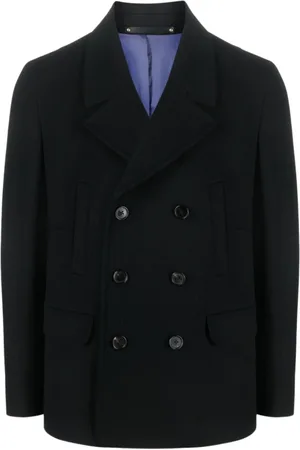 Paul Smith Jakke, Herre, Sort, L, Uld, Double-Breasted Blazer