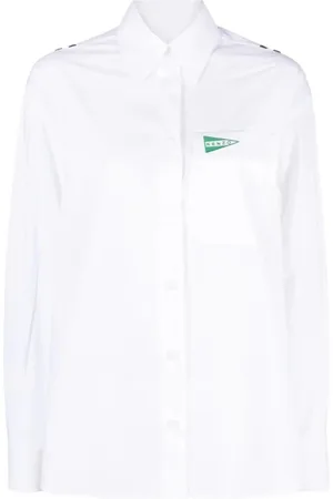 Kenzo Bluser & Skjorter, Dame, Hvid, 2XS, Bomuld, Sailor Shirt