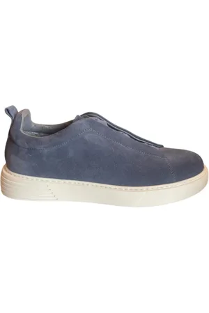 Marechiaro Sko, Herre, Blå, 43 EU, Blå Sneakers i Ruskind 3624.Cam Jeans