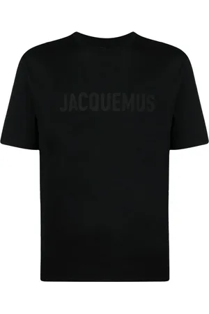Jacquemus Top, Herre, Sort, M, Bomuld, Typo T-Shirt