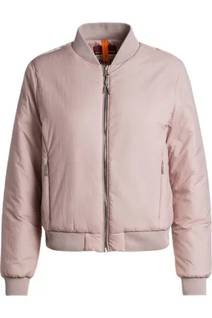Parajumpers Jakke, Dame, Lilla, M, Nylon, Krøllet Nylon Taffeta Bomberjakke