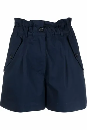 Kenzo Shorts, Dame, Blå, M, Bomuld, Blå Bomulds Sommer Shorts