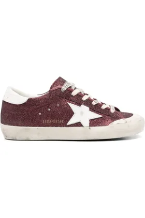 Golden Goose Sko, Herre, Rød, 39 EU, Læder, Gylden Stjerne Sneakers Bordeaux Italien