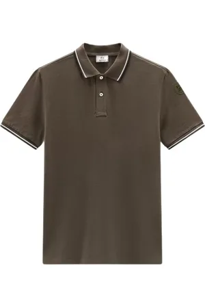 Woolrich Top, Herre, Grøn, XL, Bomuld, Klassisk grøn poloshirt