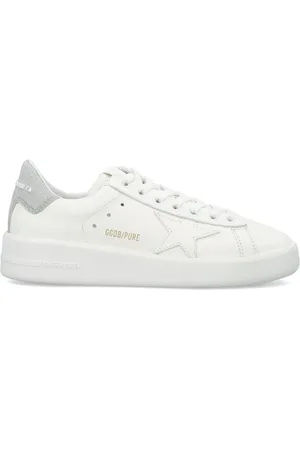 Golden Goose Sko, Dame, Hvid, 40 EU, Uld, Stilfulde Pure Star Sneakers
