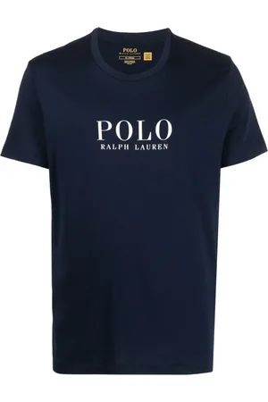 Ralph Lauren Top, Herre, Blå, S, Bomuld, T-Shirt