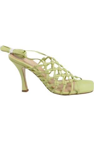 Pinko Sko, Dame, Grøn, 40 EU, Læder, Heeled Mules