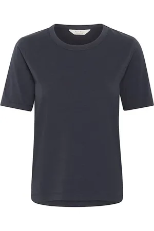 Part Two Top, Dame, Sort, XS, Uld, Stilfuld T-shirt After Midnight