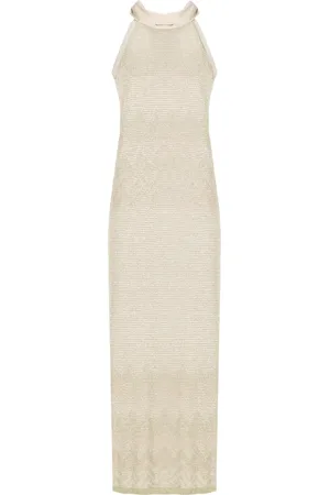 D.EXTERIOR Kjole, Dame, , XS, Viskosekjole med Lurex-mønster