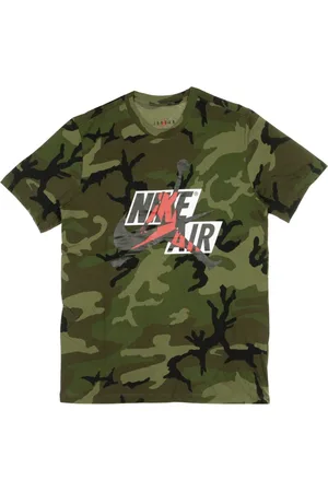 Jordan Top, Herre, Grøn, S, Klassisk T-shirt i Oliven Camo