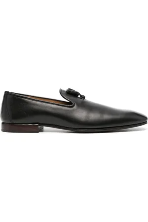 Tom Ford Sko, Herre, Sort, 42 EU, Læder, Tassel-detaljerede læderloafers