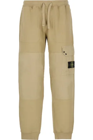 Stone Island Bukser, Herre, , L, Bomuld, Cargobukser med Elastisk Talje