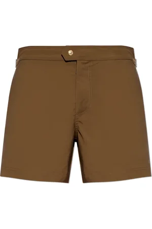 Tom Ford Badetøj, Herre, Grøn, 2XL, Badebukser