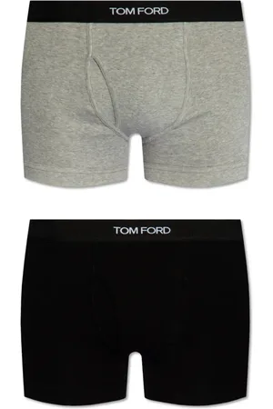 Tom Ford Undertøj, Herre, Flerfarvet, XS, Bomuld, Branded Boxers Two-Pack