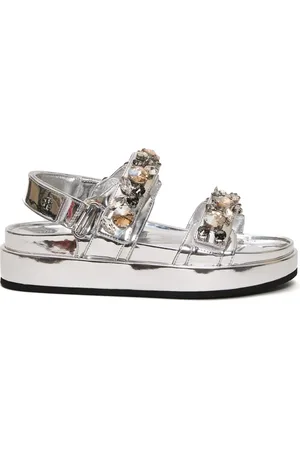 Tory Burch Sko, Dame, Flerfarvet, 39 EU, Læder, Kira Sandaler