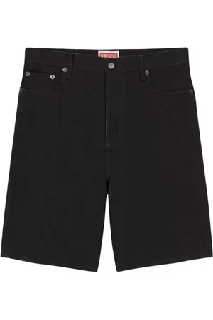 Kenzo Shorts, Herre, Sort, W32, Denim, Sorte denimshorts
