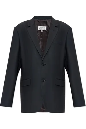 Maison Margiela Jakke, Dame, Sort, XS, Uld, Blazer med lommer
