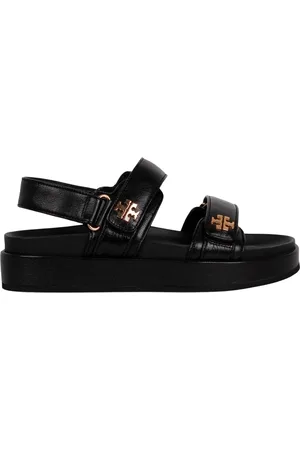 Tory Burch Sko, Dame, Sort, 38 EU, Læder, Sporty Kira Sandal