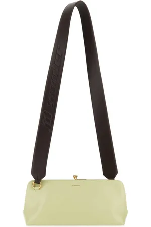 Jil Sander Taske, Dame, Grøn, ONE SIZE, Uld, Pastelgrøn Læder Small Goji Skuldertaske
