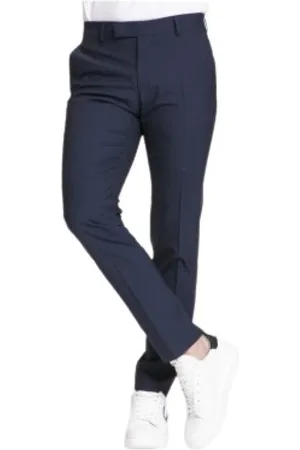Karl Lagerfeld Bukser, Herre, Blå, 2XS, Navy Suit Pants