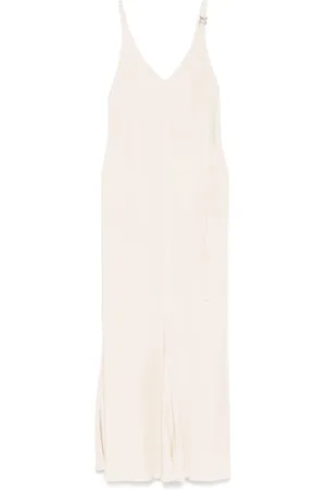 Sportmax Kjole, Dame, , 2XS, Uld, Unione Kjole med Sølv Detaljer