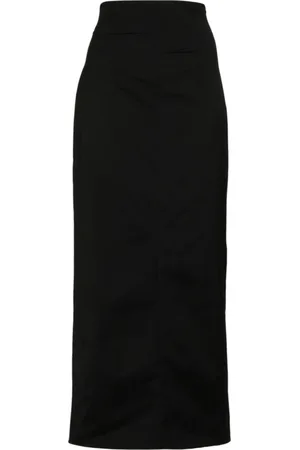Serafini Nederdel, Dame, Sort, 2XS, Polyester, Maxi Nederdel