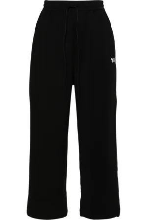 Y-3 Bukser, Dame, Sort, XS, Nylon, 3-Stripes Træningsbukser