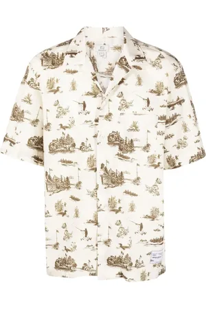 Woolrich Bluser & Skjorter, Herre, Hvid, S, Bomuld, Kortærmet skjorte