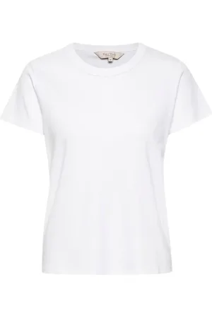 Part Two Top, Dame, Hvid, 3XL, Bomuld, Elastisk Bomulds T-shirt