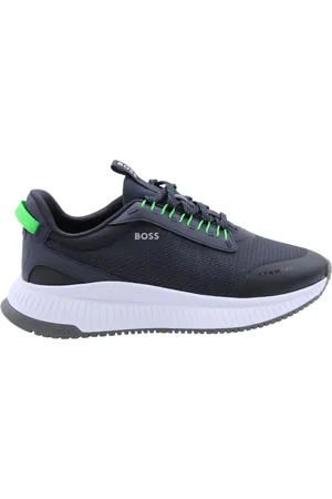 HUGO BOSS Sko, Herre, Blå, 44 EU, Zilverstraat Sneakers