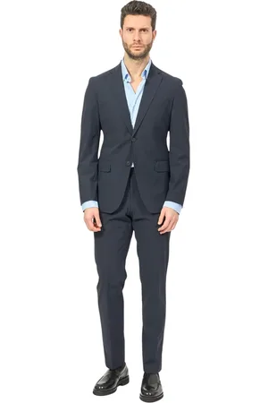 HUGO BOSS Jakkesæt, Herre, Blå, L, Slim Fit Softshell Suit