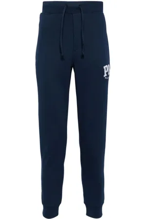 Ralph Lauren Bukser, Herre, Blå, L, Bomuld, Casual Activewear Træningsbukser