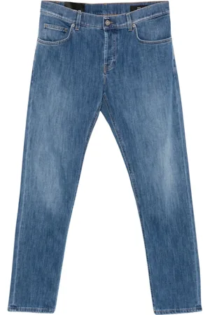 Dondup Jeans, Herre, Blå, W30, Bomuld, Slim Fit Blå Jeans 5 Lomme