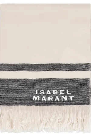 Isabel Marant Tilbehør, Dame, , ONE SIZE, Uld, Uld & Cashmere Tørklæde med Frynser