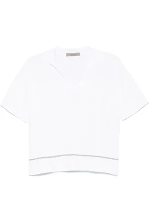 D.EXTERIOR Top, Dame, Hvid, L, Bianco T-shirt til kvinder